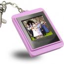 Digital Photo Keychain Frame  1.5 inch in Pink  