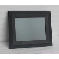 15" black wood digital picture frame