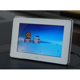 7" white Acrylic with chrome plated 