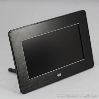  7" black Metal Digital photo frames