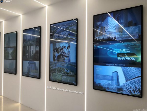22" to 98" digital signage displays, advertising photo frame