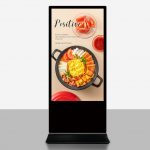 Free standing digital signage